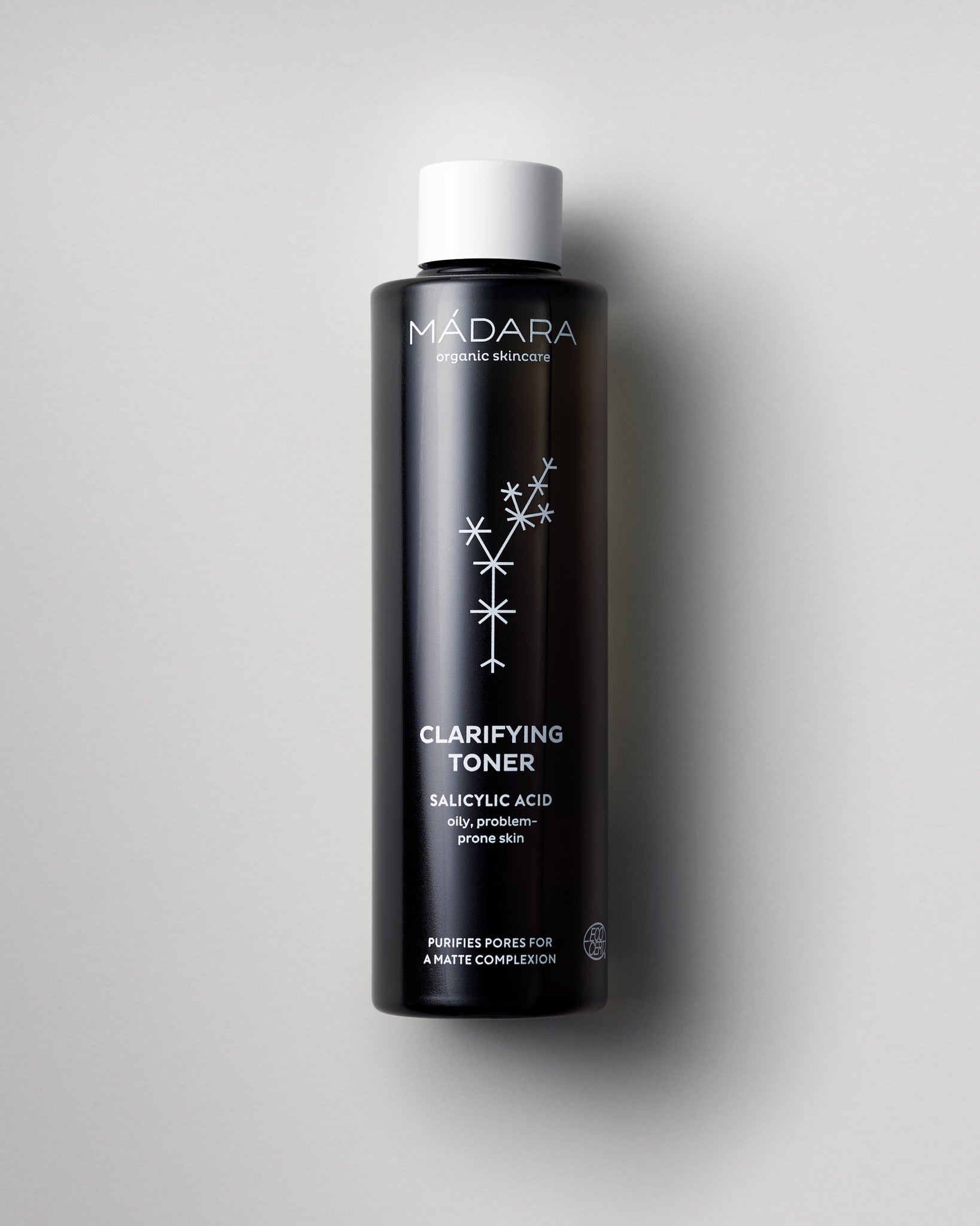 MÁDARA Organic Skincare clarifying toner A2051 toner product photo on plain background.