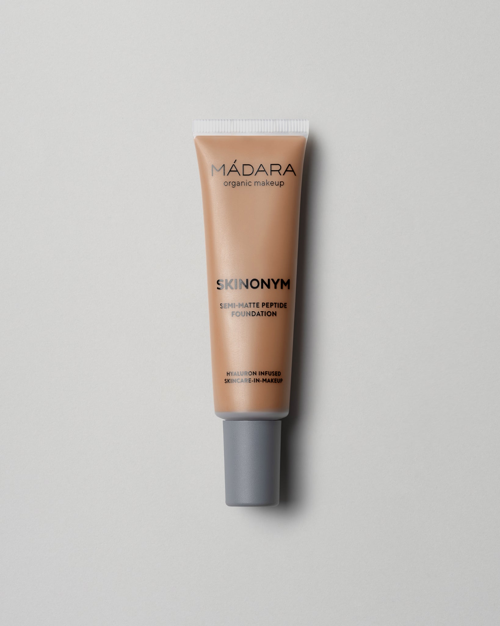MÁDARA Organic Skincare skinonym foundation clay A6090 foundation product photo on plain background.