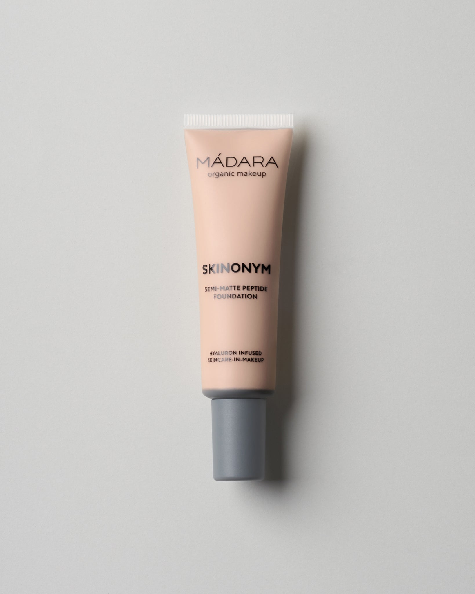 MÁDARA Organic Skincare skinonym foundation rose ivory A6083 foundation product photo on plain background.