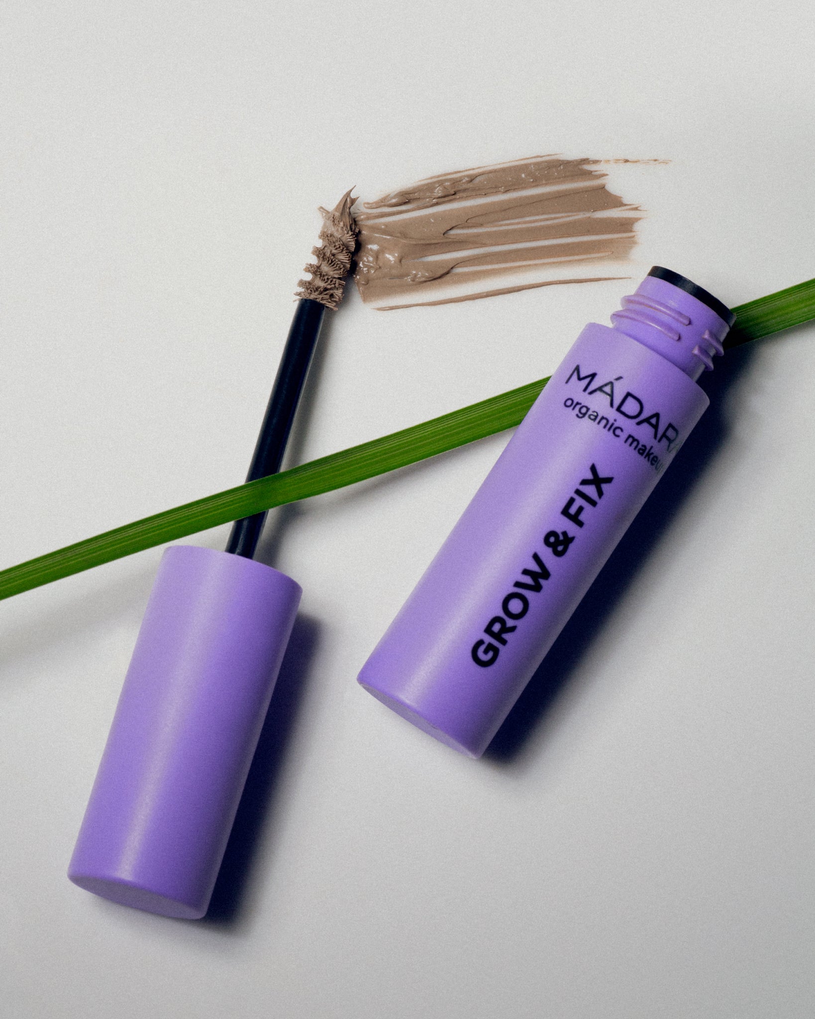 MÁDARA Organic Skincare grow and fix brow booster smoky blonde A6702 product photo on plain background.