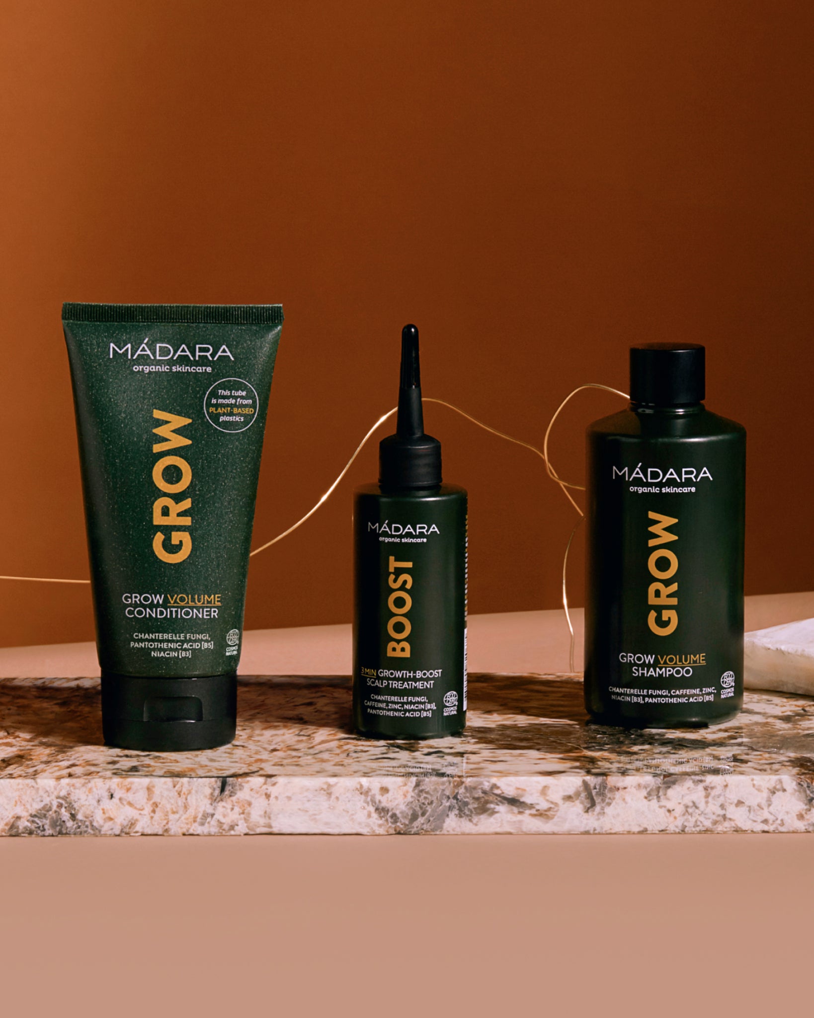 MÁDARA Organic Skincare grow and boost A4071 product photo on plain background.