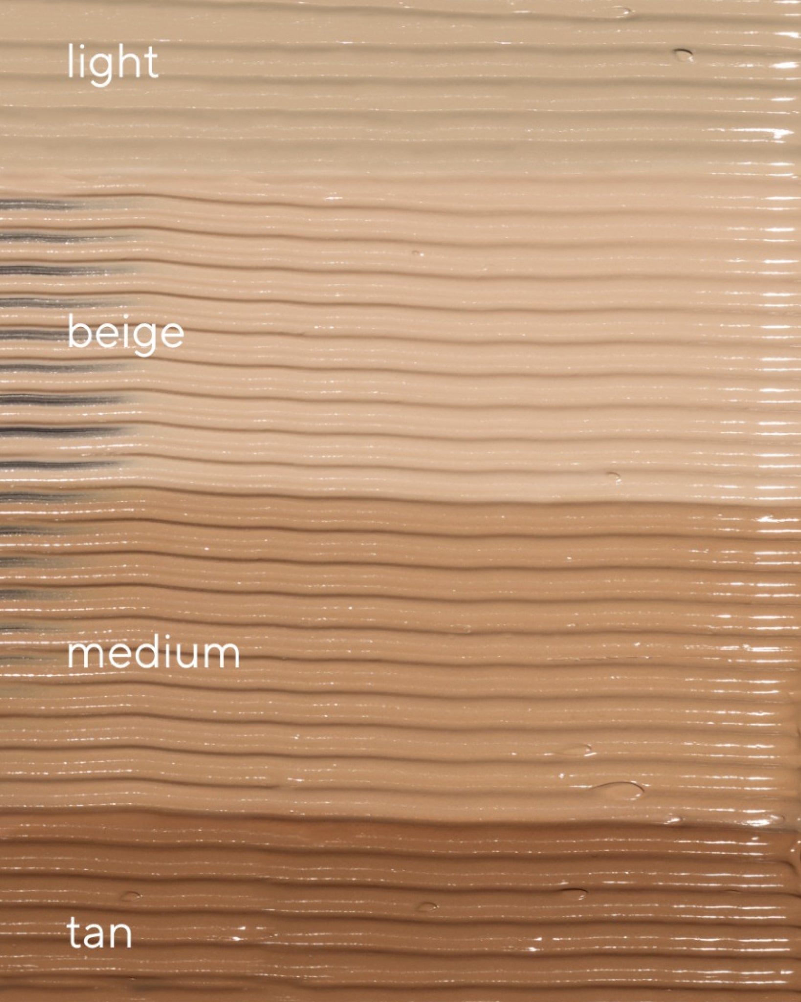 MÁDARA Organic Skincare cc cream shade palette A3411 face cream product photo on plain background.