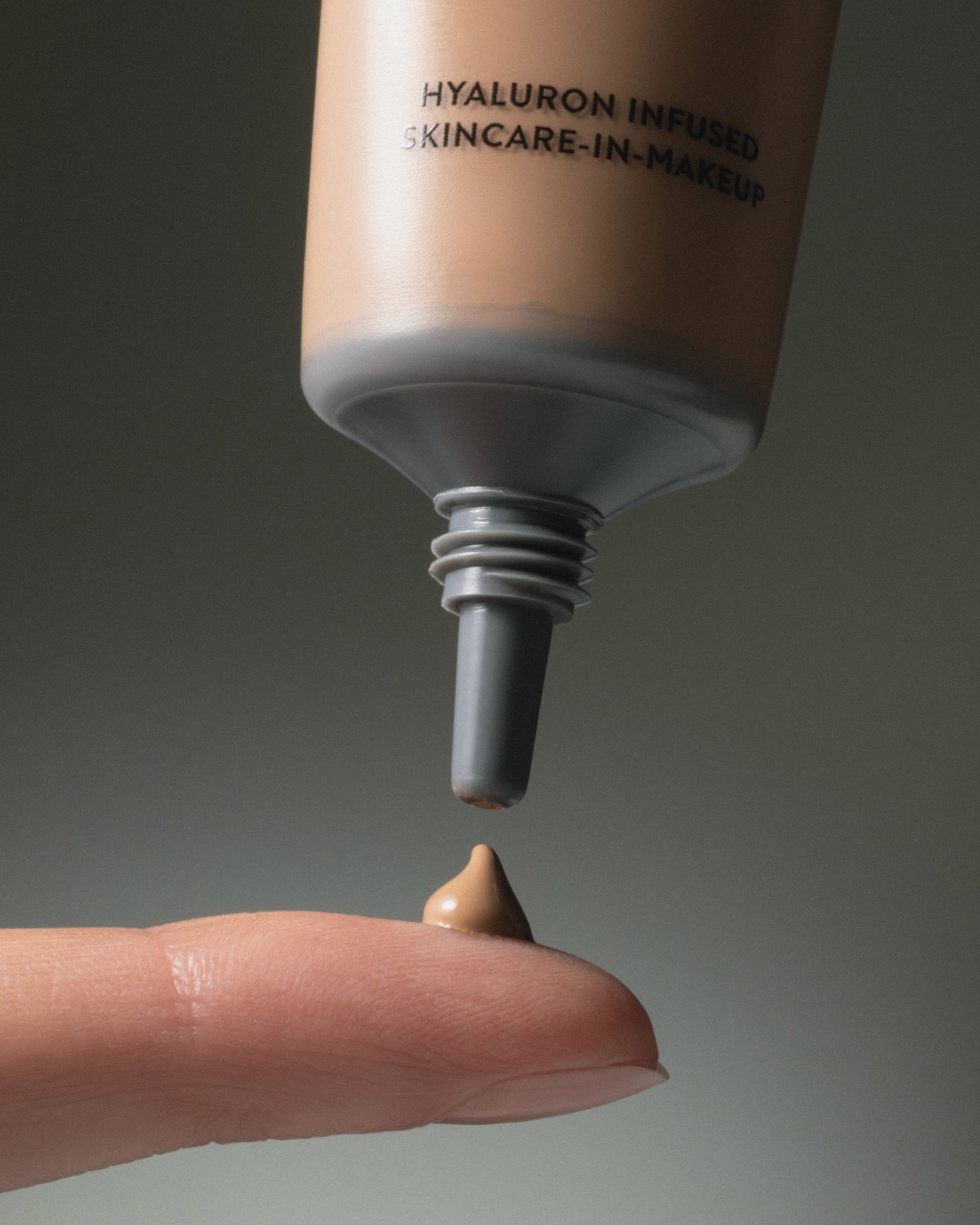 MÁDARA Organic Skincare semi matte peptide foundation A6081 foundation product photo on plain background.