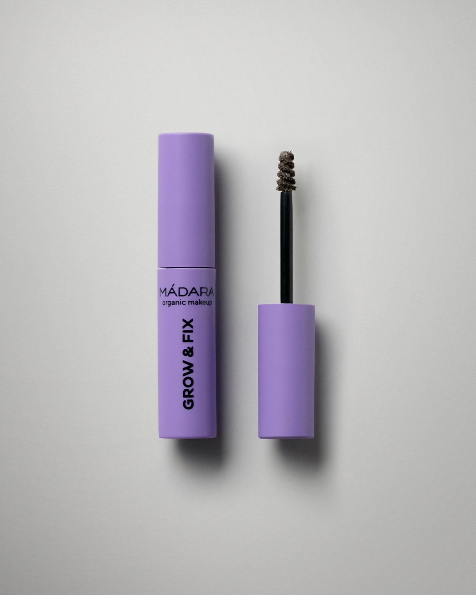 MÁDARA Organic Skincare brow and lash booster ash brown A6704 product photo on plain background.