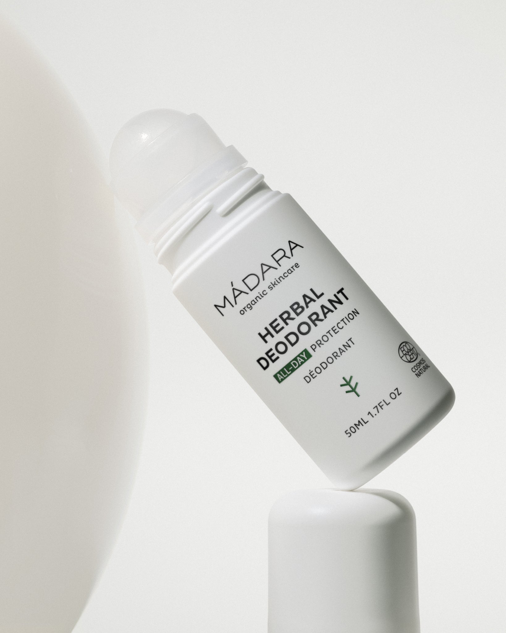 MÁDARA Organic Skincare all day protection deodorant A1005 product photo on plain background.